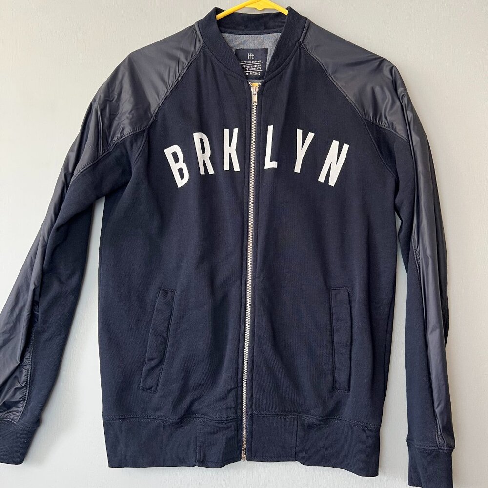 Men’s LFT “The Original Garments” BRKLYN Jacket Europe M/Mex 40 Black Full Zip